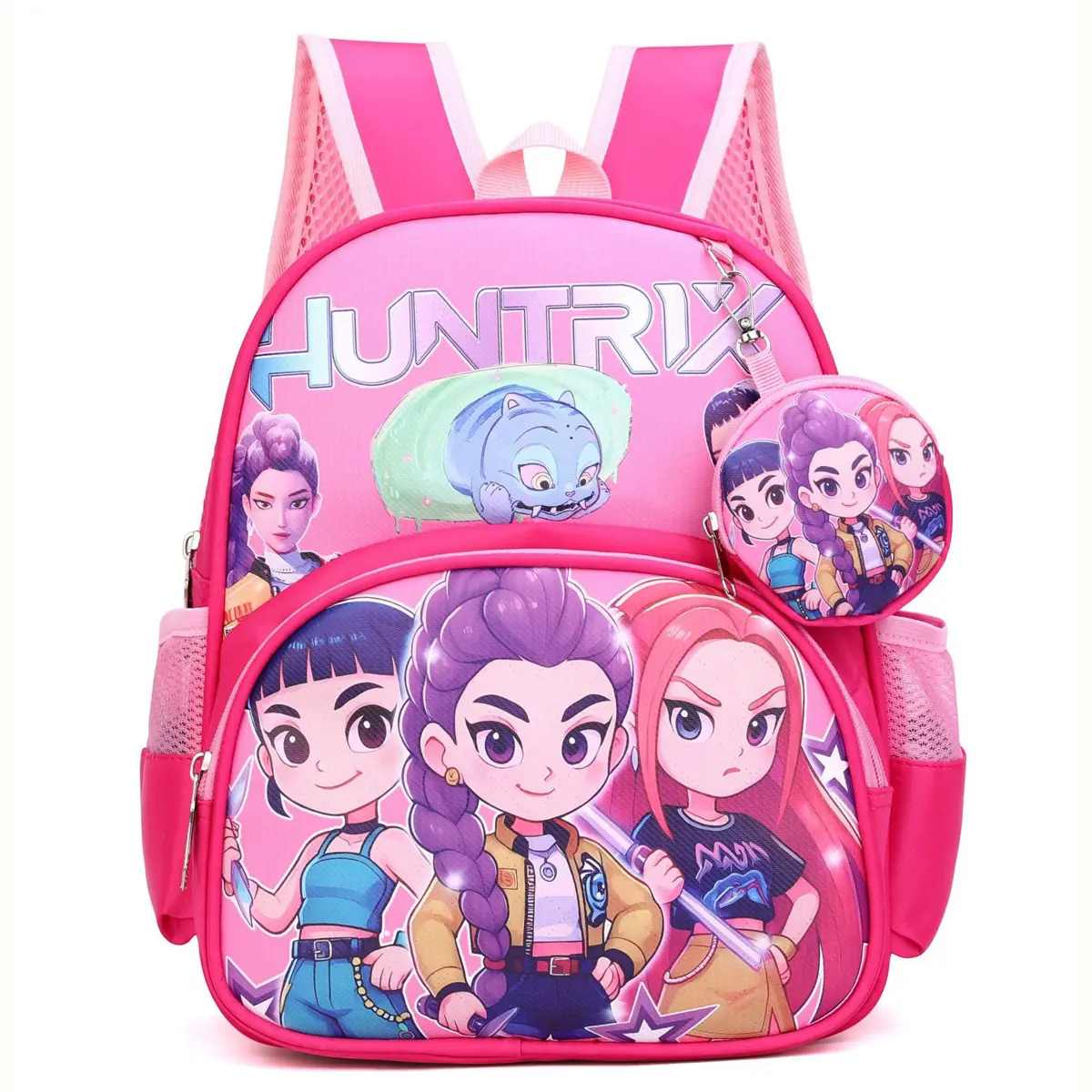 New K-Pop cartoon backpack (with coin purse), cute children's backpack | student backpack, suitable for children and teenagers. Back-to-school essential.