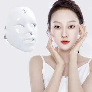 7 Color LED Mask Light Photon Beauty Facial Machine, Lithium Ion Batteries Included, New Condition, Power Consumption 5v/1a
