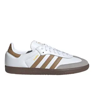 adidas Mens Samba Og Lace Up Sneakers Shoes Casual - White