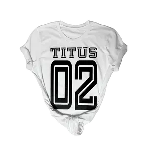 Titus 02 Class T-Shirt-White and Black
