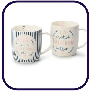 Tea Makes Everything Better - 11oz Bone China Mug