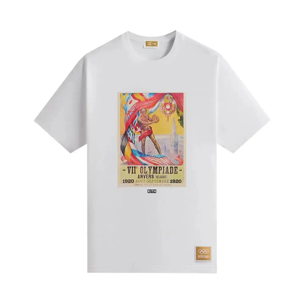 Kith Olympics Heritage Antwerp 1920 Vintage Tee (White)
