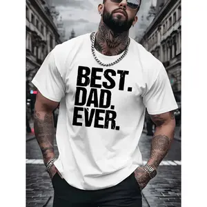 Top Rated Men's Dad Ever Graphic Tee for Casual Summer Wear Perfect Gift for Fathers Birthdays and Special Occasions