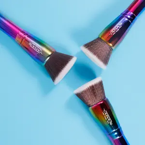 Silk Skin Specialty Foundation Brush with Synthetic Bristles and Stylish Handle For Flawless Makeup Application