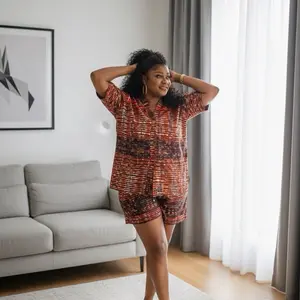 Ankara Tops and Short Knicker - Stylish Women's Short Set