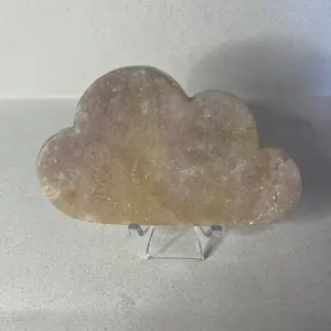 Pink amethyst cloud carving