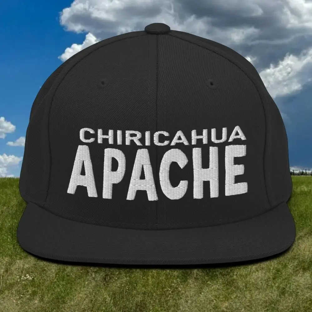 Chiricahua Apache Tribe Embroidered Snapback Hat - Honoring First Nations, Inuit, Native American Indigenous Cultures