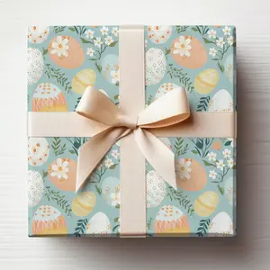 Easter Egg Wrapping Paper Roll Easter Gift Wrap Roll, Easter Gift Wrapping Roll, Easter Eggs Wrapping Paper, Cute Easter Gift Wrapping