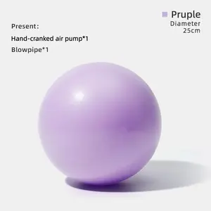 Yoga Ball Pilates Small Ball Thickened Pelvic Floor Home Training, Fitness Ball 25cm Core Abdominal Pressure Ball, Exercise Equipment