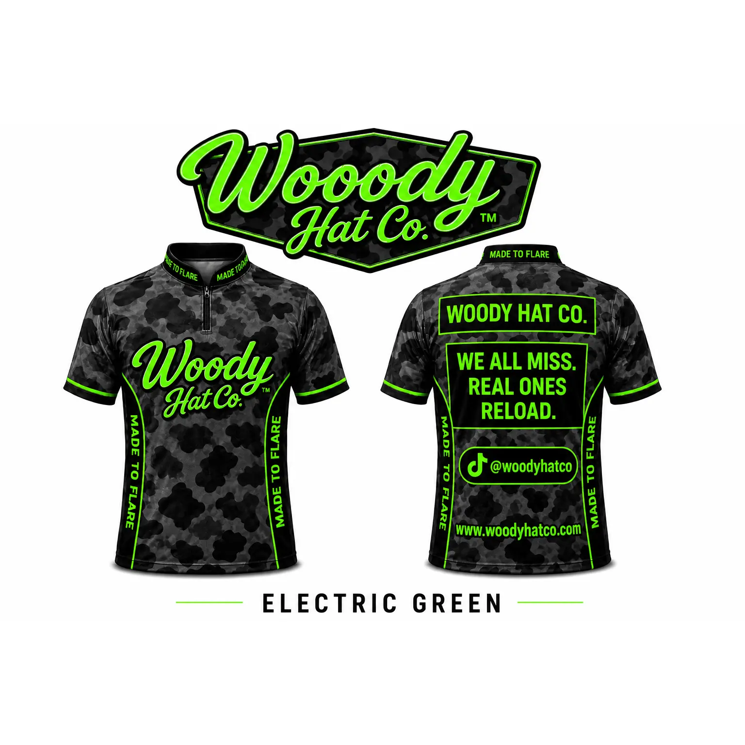 Electric Green Dart Jersey