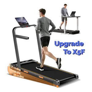 16% Incline Walking Pad Treadmills for Home Small, 4-in-1 Under Desk Treadmill with Handles, Foldable Treadmill with 2.5 HP Quiet Brushless, 330 LBS Capacity