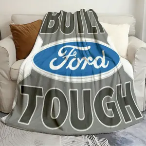 Unique Blanket Ford Camion Built Ford Difficile Reusable Quilts Plush blanket soft cartoon print bedspread sofa blanket Soft Comfy Blanket