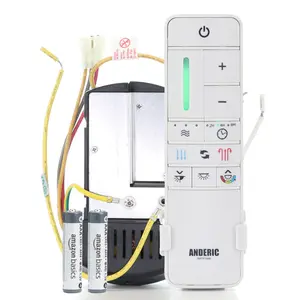 Anderic MR205A-D / TR198B Replacement Ceiling Fan Remote Control Kit for Marlon Home Decorators Collection and others - MR205A-D / RRTR198B