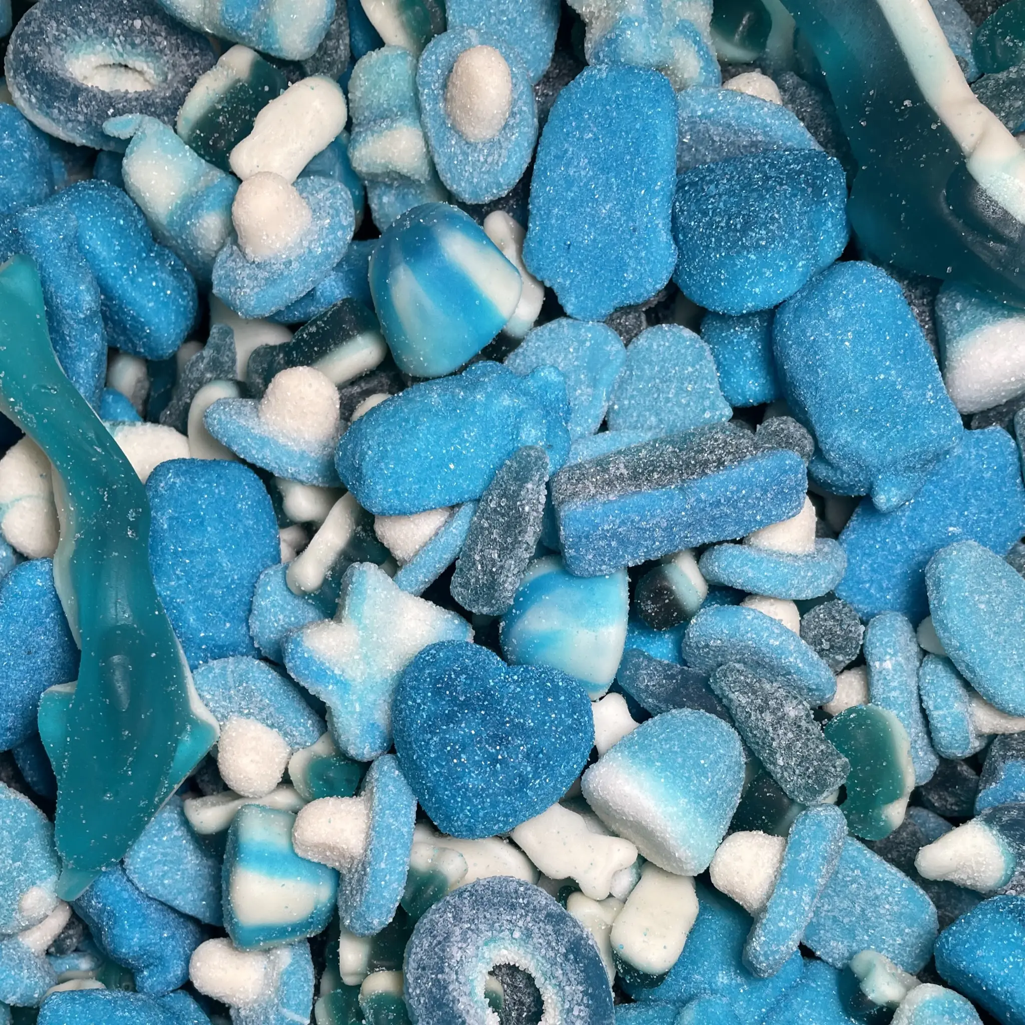 HALAL Blue Raspberry Mix - Sweet & Sour Gummy Candy