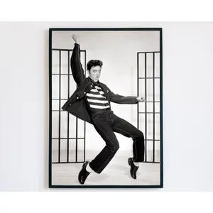 Elvis Presley Wall Art | Elvis Presley Jailhouse | Elvis Presley Print | Elvis Presley Poster | Printable Wall Art | Printable Home Décor