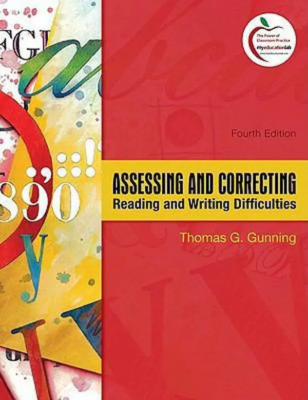 USED Book - Assessing and Correcting Reading Difficulties by Thomas G. Gunning (Hardcover) - english