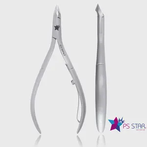 Cuticle Nippers for manicure and pedicure model 740P Ps Star PRO, Nail Care, Nail Art, Corta Cuticulas 740P Smooth Stainless