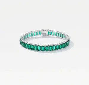 THE EMERALD GREEN TENNIS BRACELET
