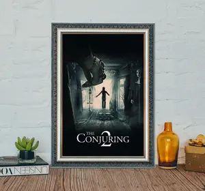 The Conjuring 2 Movie Poster, The Conjuring Classic Vintage Movie Poster, Classic Horror Movie Poster