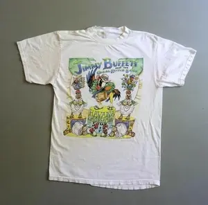Vintage Jimmy Buffett Havana Daydreamin Tour 1997 Shirt White S-5XL