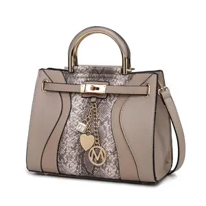 MKF Collection Cassia Snake embossed Women's Satchel Bag by Mia K