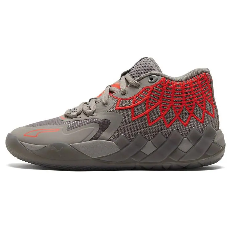 Puma MB.01 'Rock Ridge Red' High-Performance Sports Sneakers, Cushioning Footwear, US M 10 Size