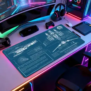 Stargate SG-1 atlantis Mouse Pad Mousepad Large Gaming LockEdge Thickened Computer Keyboard Table Desk Mat