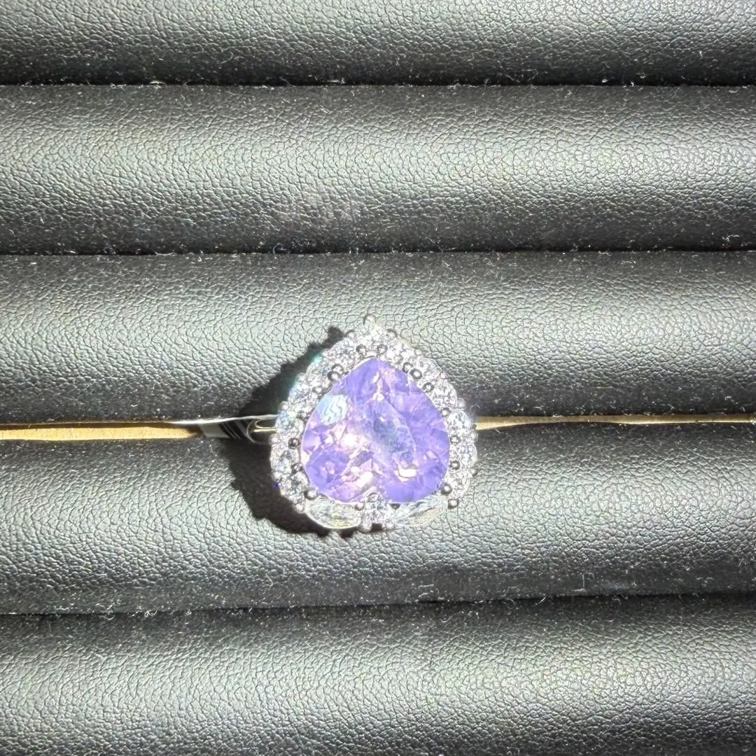 Lydia(19845)gc.Lavender Amethyst Heart Ring