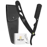 The Cut Straight Razors with Blades for Men, Professional Barber Straight Edge Razor, Stainless Steel Manual Razor Set Blade Handle Comfort Barber