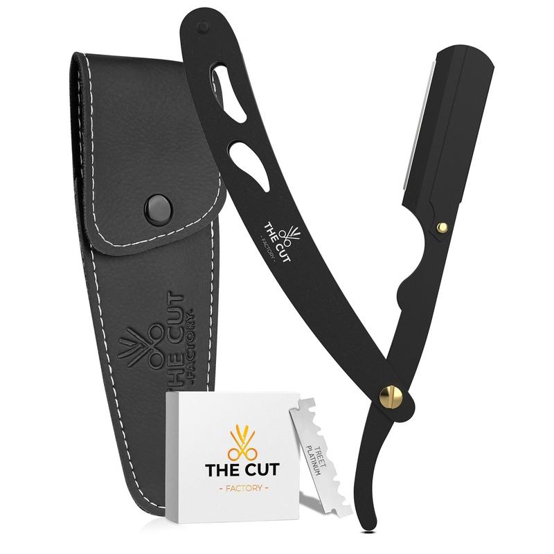 The Cut Straight Razors with Blades for Men, Professional Barber ...