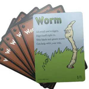 Whimsical Worm token cards for MTG Illustrated by MRB Alters Foil or Non-foil Printed on Premium Cardstock 2.5" by 3.5" Fun Inspired Tokens
