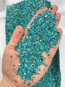 Chrysocolla Chips (1 lb. Bag) Size 2mm to 3mm (Mini) Natural Chrysocolla Stone Chips from Peru