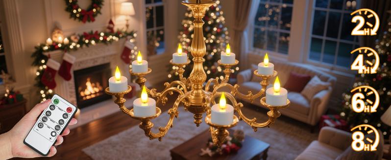 Flameless Candles, 2025 12pcs USB Rechargeable Tea Lights Candles for Christmas Decor with Remote Control for Home Table Wedding Christmas Halloween Decor Flameless Candles, 2025 12pcs USB Rechargeable Tea Lights Candles for Christmas Decor with Remote Control for Home Table Wedding Christmas Halloween Decor