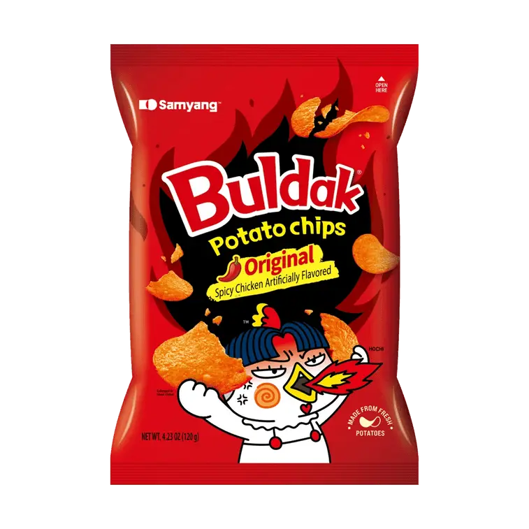 Samyang Buldak Spicy Chicken Flavor Potato Chips Original - 120g