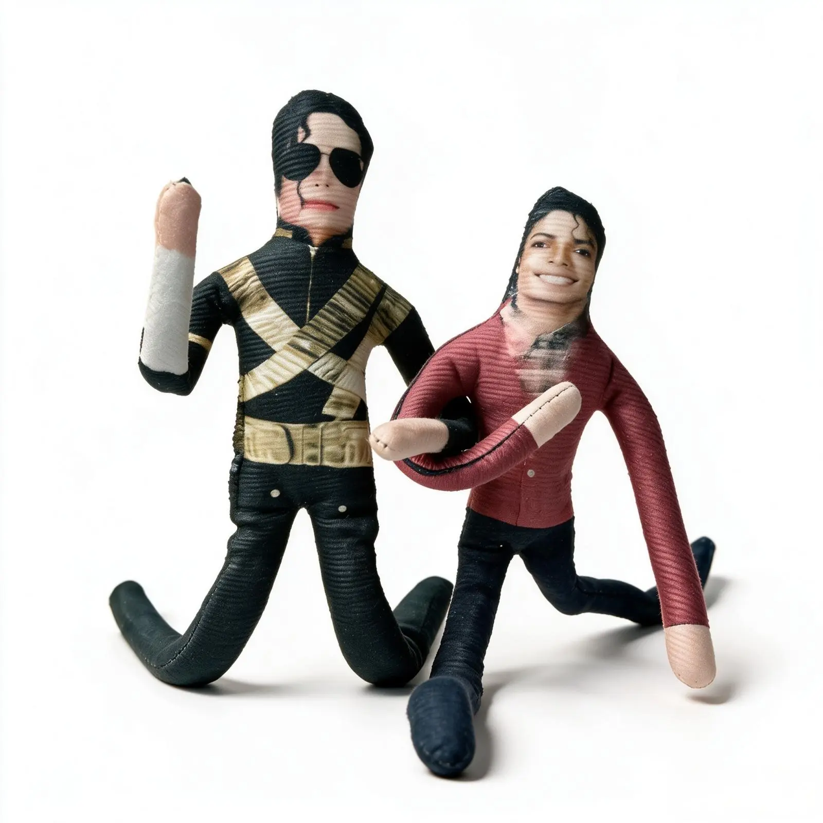 Michael Jackson Poseable Plush Doll, Role-Playing Prop Figure, Bendable Jointed Collectible, Room Decor, Gift for Fans,Easter Basket Christmas Stocking Birthday Gifts