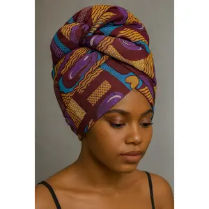 Cotton Ankara Head Wrap Set: Assorted Colors, Trending Prints - 10 Pcs