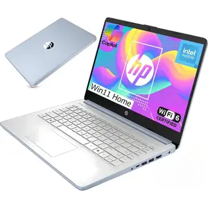 HP 2026 14 Inch Small Laptop for Student Business, Intel N150 CPU, 14" Anti-Glare, up to 16GB RAM, 256GB Storage, Wi-Fi 6, Copilot AI & 1 Year Office 365, Windows 11 Home