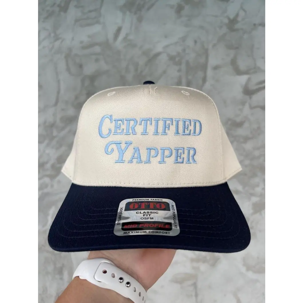 Certified Yapper Embroidered Cap