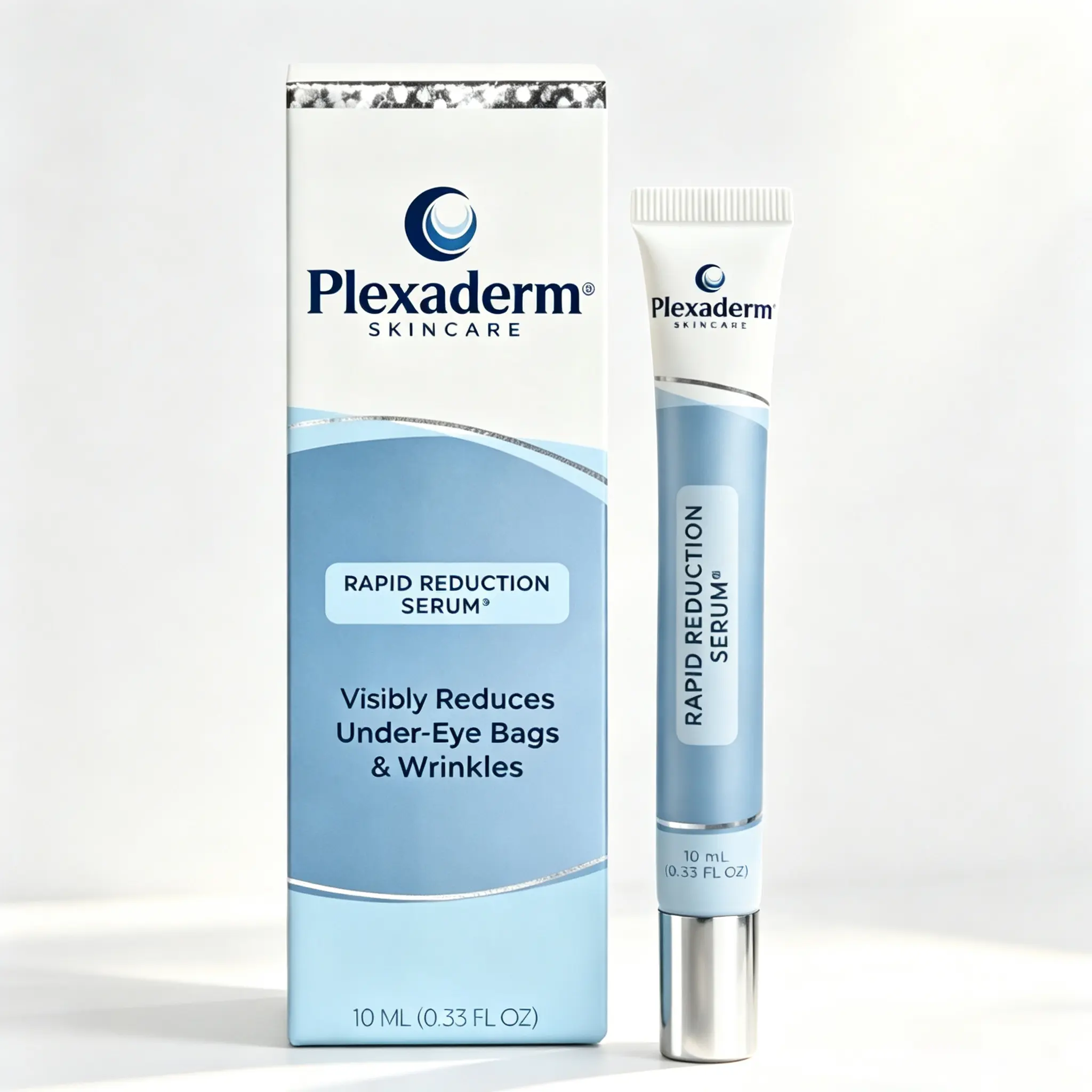 Plexaderm Rapid Reduction Anti-Aging Eye Serum (10ml) - Fast-Acting Tightening Treatment for Minimizing Wrinkles, Puffiness & Dark Circles in Daily Skincare
