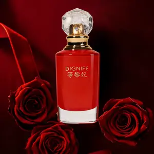 DIGNIFE Perfume—The Perfect Valentine’s Day Gift! Oriental Floral: Top notes of blackcurrant and vanilla; middle notes of rose and jasmine; base notes of cedarwood | 30 ml in a luxurious red bottle | A long-lasting, captivating fragrance for women