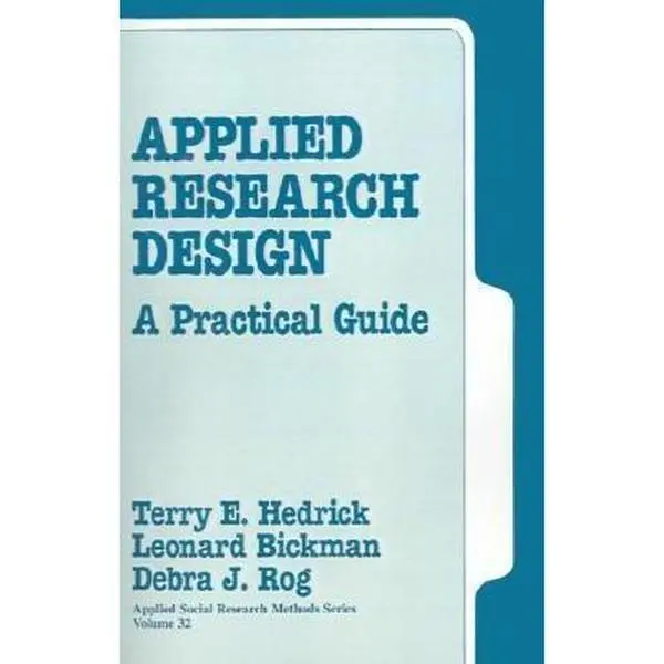 USED Book - Applied Research Design: A Practical Guide by Hedrick, Terry E. (Paperback) - english