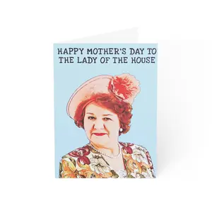 Happy Mother's Day To The Lady Of The House Card, Mother's Day Card