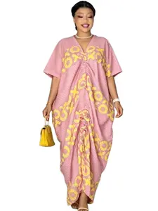 Plus Size Women's Dress, African Style Robe, Muslim Long Robe, Loose-Fitting, All Seasons, Comfortable and Stylish Clothing
