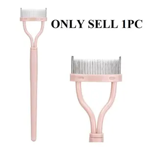 Half-Circular Steel Tooth Eyebrow Comb, Precise Brow Shaping Tool, Daily Eye Makeup Assistant, Even Mascara Brush,