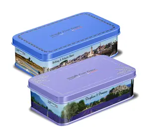 Straight from France Genuinely French Gourmet Cocoa Chocolate Truffles & Salted Butter Caramels, 2-Piece Gift Tins Bundle