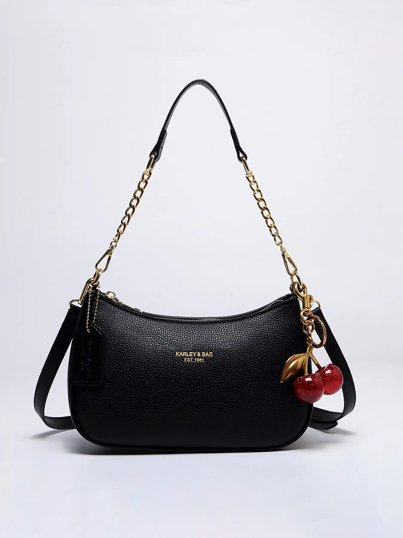 Women's Solid Color PU Leather Shoulder Bag, Adjustable Strap Office Handbag Crossbody Bag, Fashionable Durable Design for Daily Use