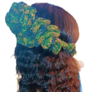 Crochet ruffle Headband