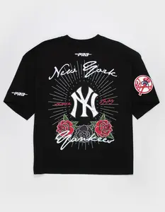 PRO STANDARD New York Yankees Roses Mens Boxy Tee