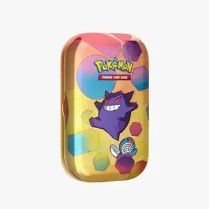 Pokémon 151 Gengar Mini Tin 2pks- Official TCG Collectible Trading Cards, Trading Card Box with Play Booster Packs, Suitable for All Ages
