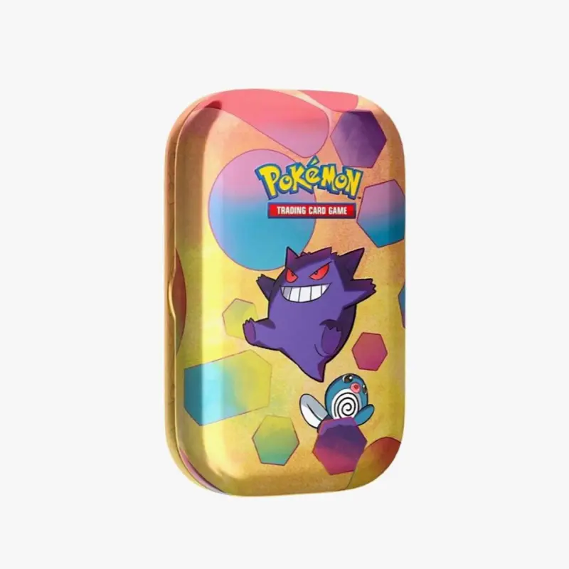 Pokémon 151 Gengar Mini Tin 2pks- Official TCG Collectible Trading Cards, Trading Card Box with Play Booster Packs, Suitable for All Ages